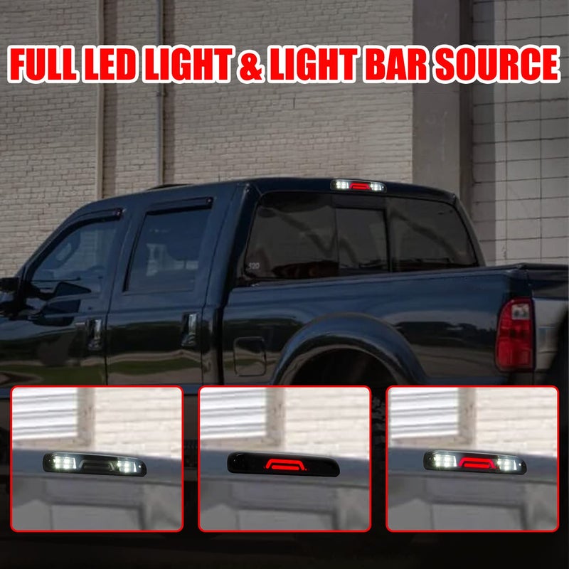 RANSOTO 3rd Third Brake Light Compatible with 1999-2016 Ford F250 F350 F450 F550 Super Duty Ranger, Mazda B-Series Cargo LED Bar High Mount Stop Lamp Replaces YC3Z13A613BA - Image 3